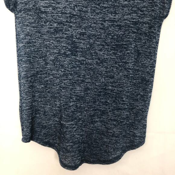 Rachel Roy Short Sleeve Faux Wrap Blue Top Size S - Picture 4 of 6